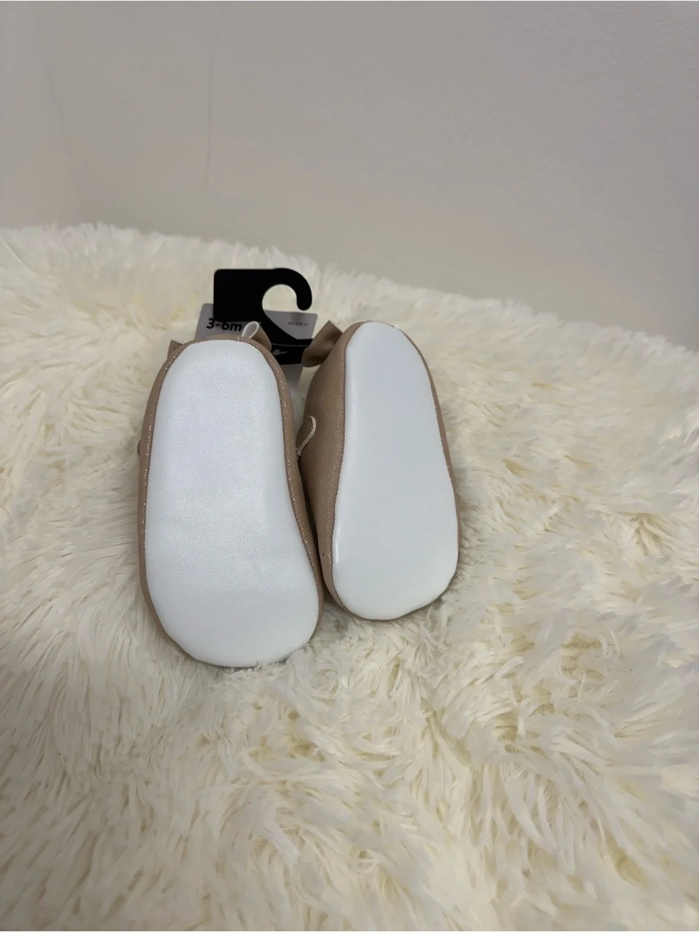Baby Girls Glitter Beige shoes